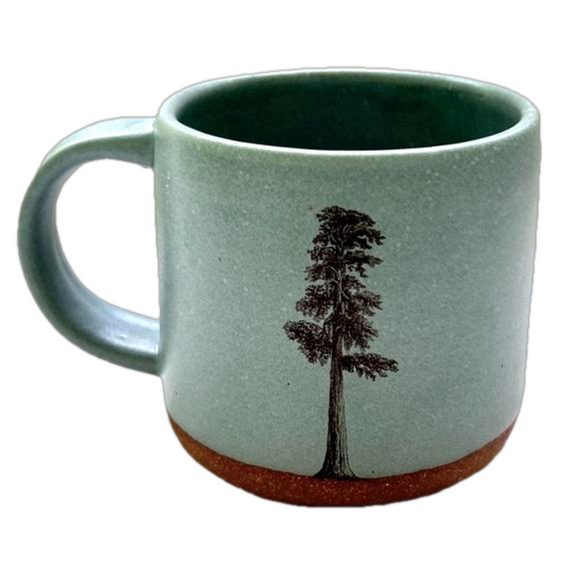 Orvis Sequoia Stoneware Ceramic Mug Grayling Ceramics Kalamazoo Blue - Picture 1 of 6